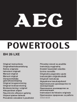 AEG Powertools BH26LXES Omistajan opas