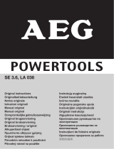 AEG SE 3.6 Datalehdet