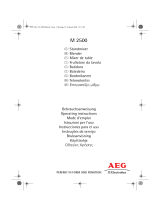 Aeg-Electrolux M2500 Ohjekirja