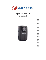 AIPTEK SportyCam Z3 Pikaopas