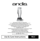 Andis MLC Use & Care Instructions
