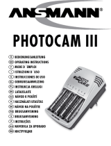 ANSMANN Photo Cam III Power Set 2850 mAh Käyttö ohjeet