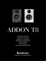 Audio Pro Addon T8 määrittely