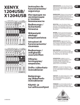 Behringer Xenyx X1204 USB Ohjekirja