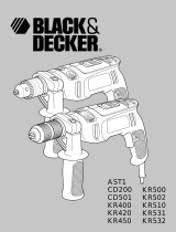 Black & Decker CD501 Ohjekirja