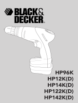 Black & Decker HP142K(D) Ohjekirja