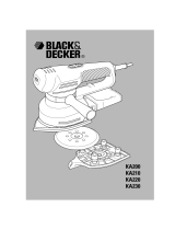 Black & Decker ka 210 Ohjekirja