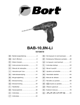 Bort BAB-10,8N-Li Ohjekirja