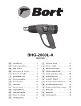 Bort BHG-2000L-K Ohjekirja