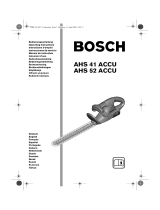 Bosch AHS 52 Accu Omistajan opas