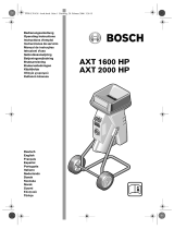 Bosch AXT 2000 HP Ohjekirja