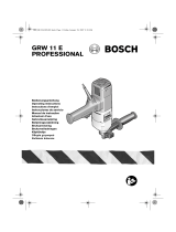 Bosch GRW 11 E Professional Käyttö ohjeet