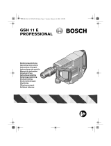 Bosch GSH 11 E Käyttö ohjeet