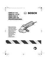 Bosch GWS 850 C Professional Käyttö ohjeet