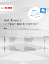 Bosch MultiTalent 8 MC812 Serie Käyttö ohjeet