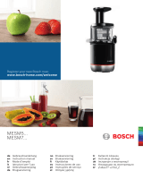 Bosch VitaExtract MESM500W Ohjekirja