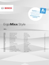 Bosch ErgoMixx Style MS6 Serie Omistajan opas