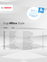 Bosch ErgoMixx Style MSM6S Serie Käyttö ohjeet
