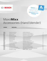 Bosch MS8CM6160 MaxoMixx Omistajan opas
