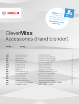 Bosch CleverMixx MSM1 Serie Käyttö ohjeet