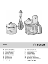 Bosch MSM8 Serie Ohjekirja