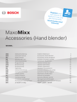 Bosch MaxoMixx MSM89 Serie Omistajan opas