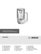 Bosch MUM4856EU/08 Ohjekirja
