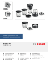 Bosch MUZ45XCG1(00) Ohjekirja