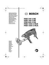 Bosch PSB 700-2 RE Käyttö ohjeet