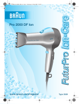 Braun Pro 2000 DF Ion, FuturPro Ion-Care Ohjekirja