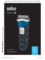 Braun Series 3 380s-4 Wet&Dry Ohjekirja