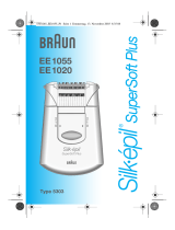 Braun EE1055, E1020, Silk-épil SuperSoft Ohjekirja