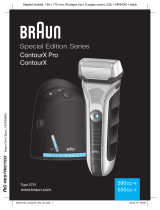 Braun 590cc-4, 550cc-4, ContourX Pro, Contour Ohjekirja
