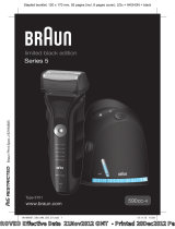 Braun 590cc-4, Series 5, limited black edition Ohjekirja