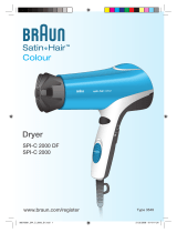 Braun Dryer SPI-C 2000 DF,  SPI-C 2000,  Satin Hair Colour Ohjekirja