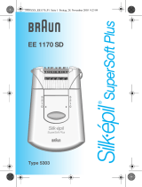 Braun EE1170 SD, Silk-épil SuperSoft Plus Ohjekirja