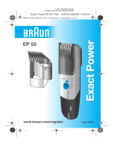 Braun 5601 EP50 Exact Power Ohjekirja