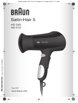 Braun HD510 HD 530 Ohjekirja