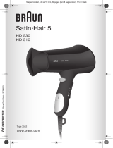 Braun Satin Hair 5 HD 510 Ohjekirja