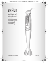 Braun MR320 Baby Ohjekirja