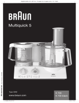 Braun Multiquick 5 K700 Ohjekirja