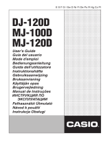 Casio DJ-120D Ohjekirja