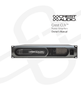Crest Audio CLh 6000C Ohjekirja