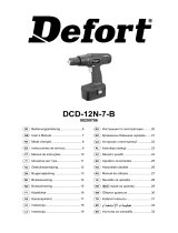 Defort DCD-12N-7-B Omistajan opas