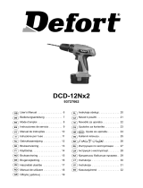 Defort DCD-12Nx2 Omistajan opas