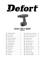 Defort DCD-14N-7-BDK Ohjekirja