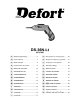Defort DS-36N-LT Ohjekirja