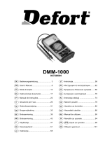 Defort DMM-1000 Ohjekirja