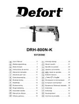 Defort DRH-800N-K Omistajan opas