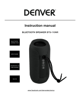 Denver BTS-110NR Bluetooth Speaker Ohjekirja